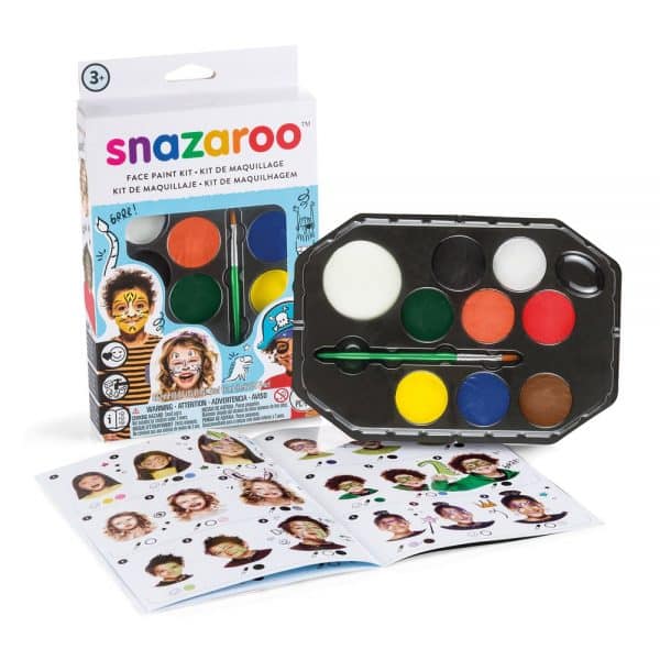 Køb Ansigtsmaling 10 dele + Guide - Blå emballage - Snazaroo online billigt tilbud rabat legetøj