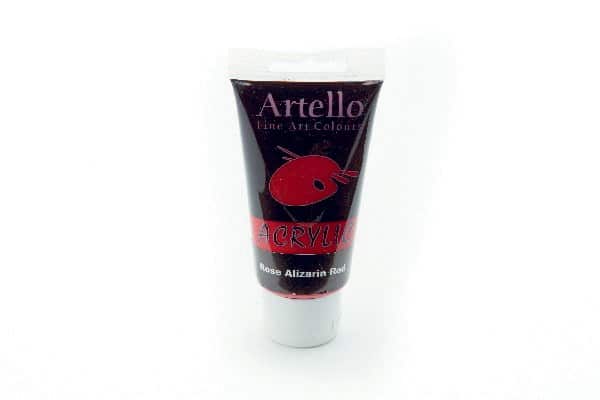 Køb Artello Akrylmaling Mørkerød 75ml online billigt tilbud rabat legetøj