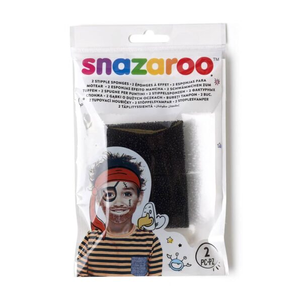 Køb Grov Makeup svamp til ansigtsmaling 2 stk - Snazaroo online billigt tilbud rabat legetøj