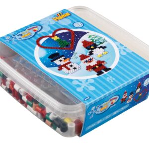 Køb Hama Maxi Perlesæt - Jul 600 perler + Maxi Perleplader online billigt tilbud rabat legetøj