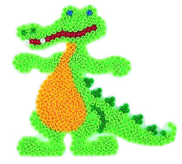 Køb Hama Perleplade Midi - Krokodille 14x15cm Hvid - 1 stk online billigt tilbud rabat legetøj