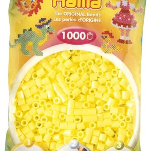 Køb Hama Perler - 1000 stk Pastel gul - Midi (207-43) online billigt tilbud rabat legetøj