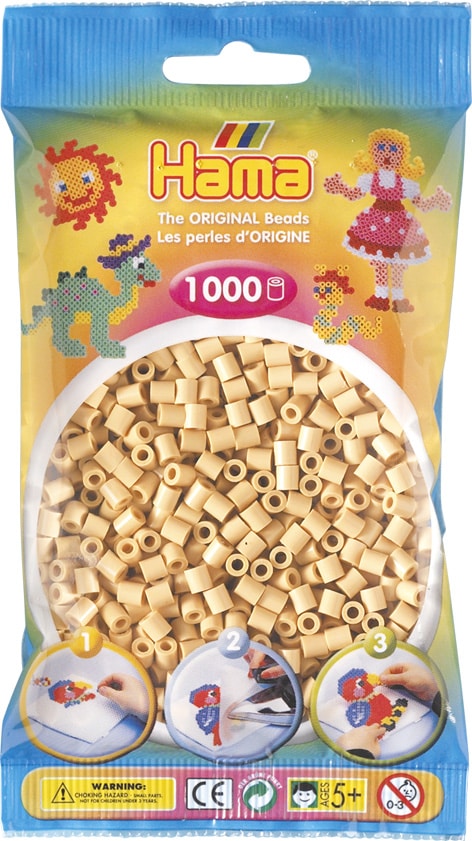 Køb Hama Perler - 1000 stk beige - Midi (207-27) online billigt tilbud rabat legetøj