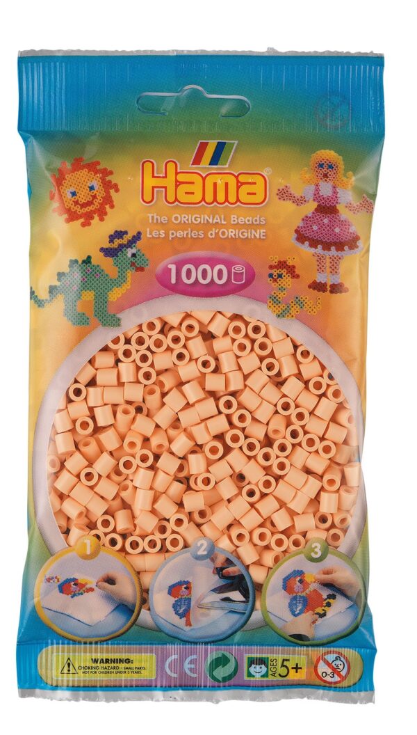 Køb Hama Perler - 1000 stk lys fersken - Midi (207-78) online billigt tilbud rabat legetøj