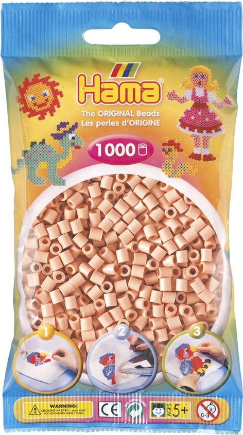 Køb Hama Perler - 1000 stk mat rosa - Midi (207-26) online billigt tilbud rabat legetøj