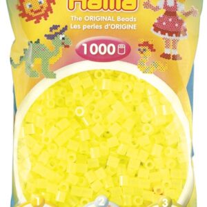 Køb Hama Perler - 1000 stk neon gul - Midi (207-34) online billigt tilbud rabat legetøj