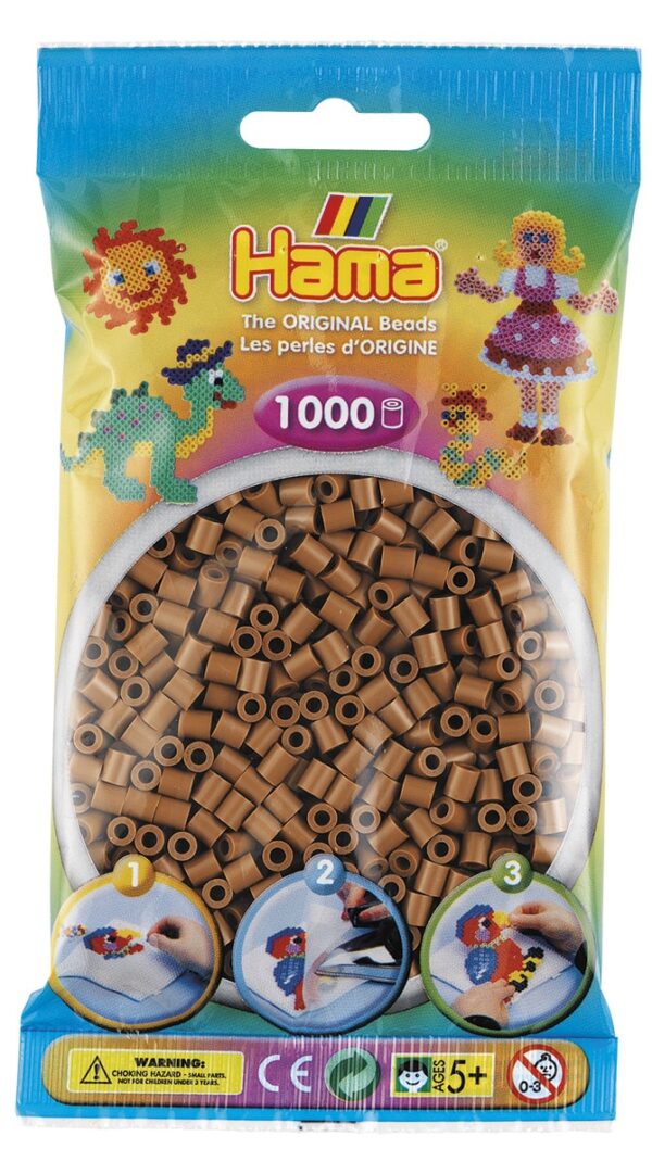 Køb Hama Perler - 1000 stk nougat - Midi (207-76) online billigt tilbud rabat legetøj