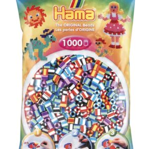 Køb Hama Perler - 1000 stk stribet mix 90 - Midi (207-90) online billigt tilbud rabat legetøj