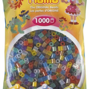 Køb Hama Perler - 1000 stk transp. mix - Midi (207-53) online billigt tilbud rabat legetøj