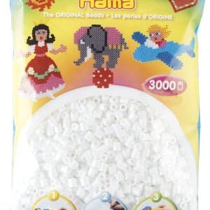 Køb Hama Perler ? 3000 stk Hvid? Midi (201-01) online billigt tilbud rabat legetøj