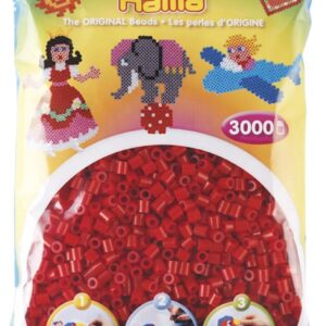Køb Hama Perler ? 3000 stk Mørk rød Midi (201-22) online billigt tilbud rabat legetøj