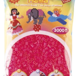 Køb Hama Perler ? 3000 stk Neon fuchsia Midi (201-32) online billigt tilbud rabat legetøj
