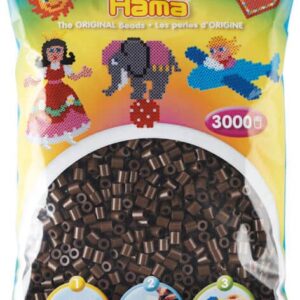 Køb Hama Perler ? 3000 stk brun Midi (201-12) online billigt tilbud rabat legetøj