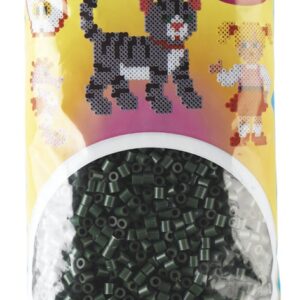 Køb Hama Perler ? 6000 stk Mørkegrøn Midi (205-28) online billigt tilbud rabat legetøj
