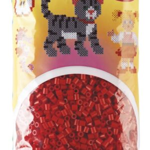 Køb Hama Perler ? 6000 stk Mørkerød/Julerød Midi (205-22) online billigt tilbud rabat legetøj