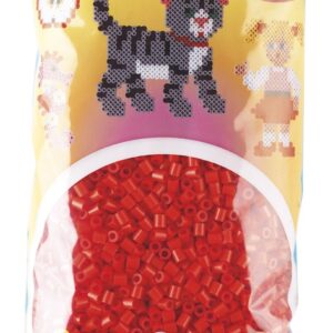 Køb Hama Perler ? 6000 stk Rød Midi (205-05) online billigt tilbud rabat legetøj