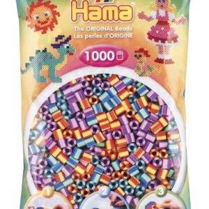 Køb Hama perler - 1000 stk stribet - mix farver - Midi (207-92) online billigt tilbud rabat legetøj
