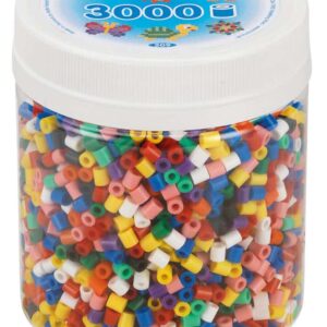 Køb Hama perler ? Bæger med 3000 stk ? Mix 00 farver ? Midi online billigt tilbud rabat legetøj