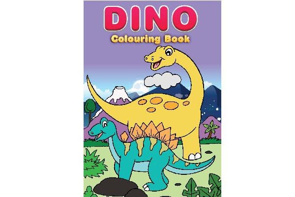Køb Malebog Dinosaur - A4 16 sider online billigt tilbud rabat legetøj
