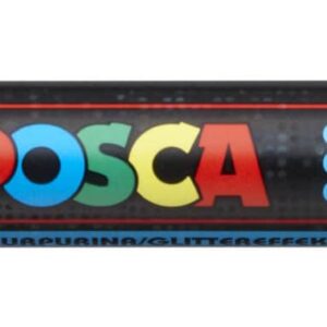 Køb Posca Tusch Lyseblå Glitter - PC-3M - 1stk online billigt tilbud rabat legetøj