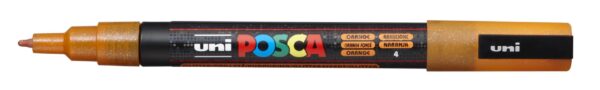 Køb Posca Tusch Orange Glitter - PC-3M - 1stk online billigt tilbud rabat legetøj